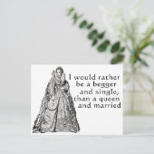Carte Postale Plutôt Être Un Mendiant (Debout devant)