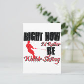 Carte Postale Plutôt que de faire du ski nautique (Debout devant)