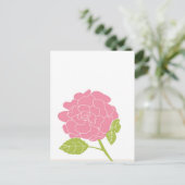 Carte Postale Plutôt rose Floral (Debout devant)