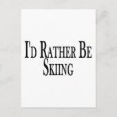Carte Postale Plutôt Skier (Devant)