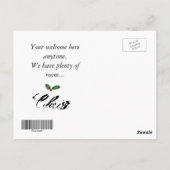 Carte Postale Plutôt Vacant (Dos)