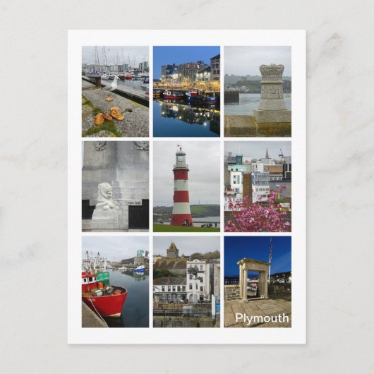 Carte Postale Plymouth (Devant)