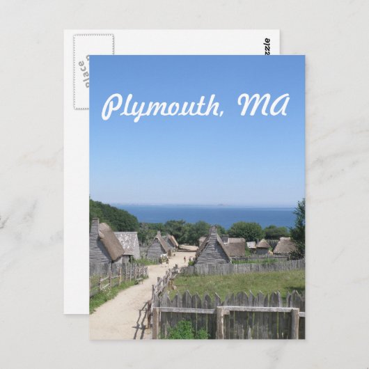 Carte Postale Plymouth (Devant / Derrière)