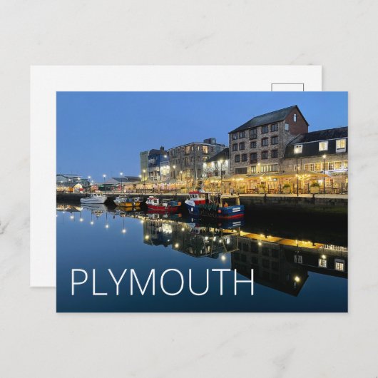 Carte Postale Plymouth (Devant / Derrière)
