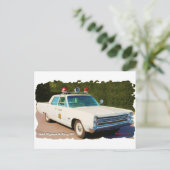 Carte Postale Plymouth Fury III 1968 (Debout devant)
