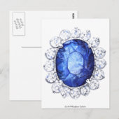 Carte postale PMACarlson Royal Sapphire (Devant / Derrière)
