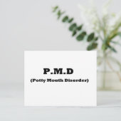 CARTE POSTALE PMD (Debout devant)