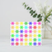 Carte Postale Pneus multicolores (Debout devant)