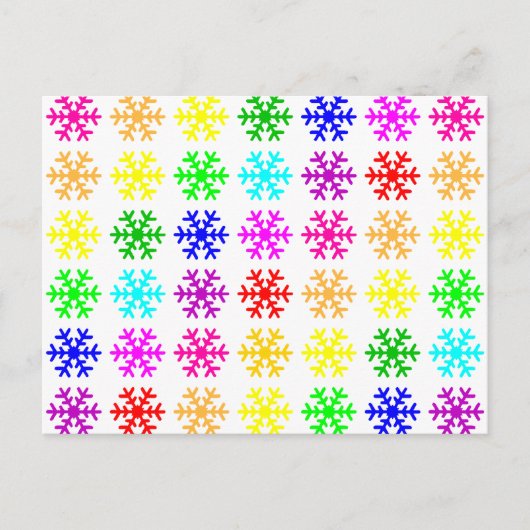 Carte Postale Pneus multicolores (Devant)