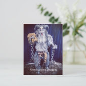 Carte postale PNW Krampus (Debout devant)