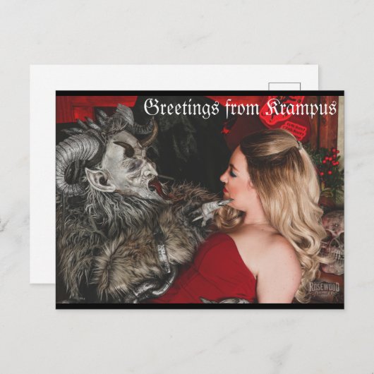 Carte postale PNW Krampus (Devant / Derrière)