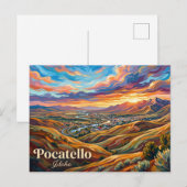 Carte Postale Pocatello États-Unis (Devant / Derrière)