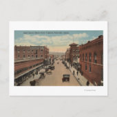 Carte Postale Pocatello, ID - Vue du centre E. (Devant)