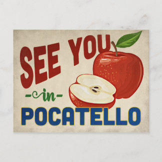 Carte Postale Pocatello Idaho Apple - Vintage voyage