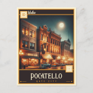Carte Postale Pocatello, Idaho   VINTAGE