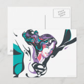 Carte Postale Poche de sélection couleur Supergirl 3 (Devant / Derrière)