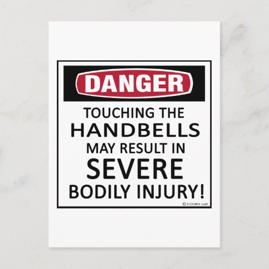 Carte Postale Poches de danger (Devant)