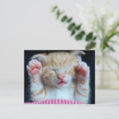 Carte Postale Poches vers le haut Kitty (Debout devant)