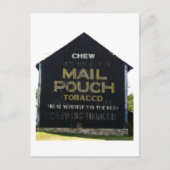 Carte Postale Pochette Chew Mail Tabac Grange - Photo originale (Devant)
