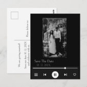 Carte Postale Pochette d'album unique Musique Chanson virale Sau (Devant / Derrière)