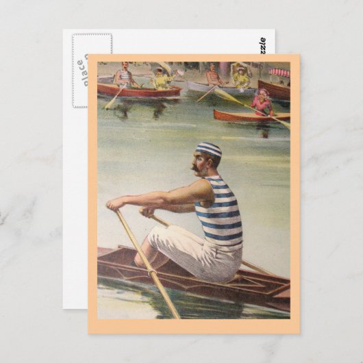 Carte Postale Pochette vintage (Devant / Derrière)