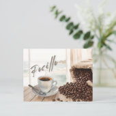 Carte Postale Pocillo (café) de Porto Rico (Debout devant)