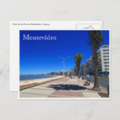 Carte Postale pocitos rambla montevideo (Devant / Derrière)