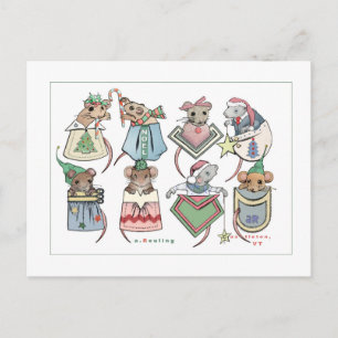Carte Postale Pocket Mice de Noël