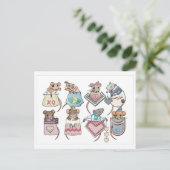 Carte postale Pocket Mice Valentine (Debout devant)