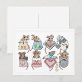 Carte postale Pocket Mice Valentine (Devant / Derrière)