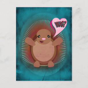 Carte Postale Pocupine Hug
