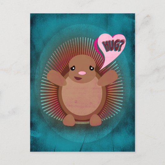 Carte Postale Pocupine Hug (Devant)