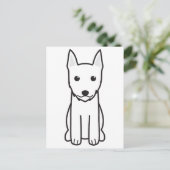 Carte Postale Podengo Pequeno (Debout devant)