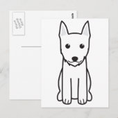 Carte Postale Podengo Pequeno (Devant / Derrière)