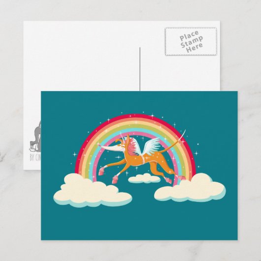 Carte Postale Podicorne (Devant / Derrière)