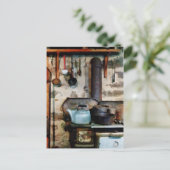 Carte Postale Poêle Avec Boulette De Thé (Debout devant)