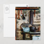 Carte Postale Poêle Avec Boulette De Thé (Devant / Derrière)