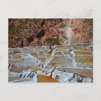 Carte Postale Poêles à sel de Maras, Pérou