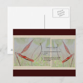 Carte postale Poem Tai Chi (Devant / Derrière)