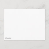 Carte Postale Poème à un ami (Devant)