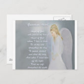 Carte Postale Poème Angel Guardian (Devant / Derrière)