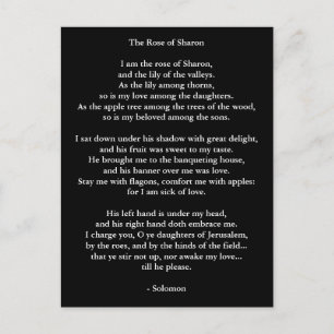 Carte Postale Poème Art-Love 5