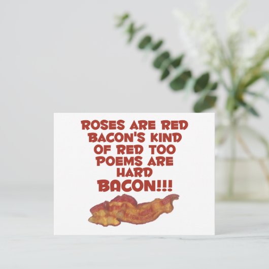 Carte Postale Poème Bacon (Debout devant)