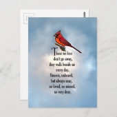 Carte Postale Poème cardinal "So Loved" (Devant / Derrière)