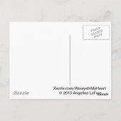 Carte Postale Poème commémoratif papillon (Dos)