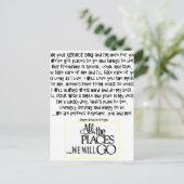 Carte Postale Poème de chien de service FNL BACK jaune (Debout devant)