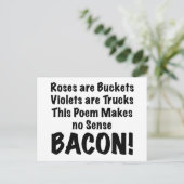 Carte Postale Poème de lard (Debout devant)