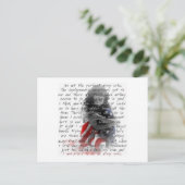 Carte Postale Poème de l'épouse de l'armée (Debout devant)