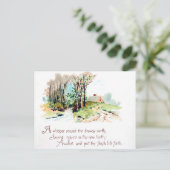 Carte Postale Poème de printemps (Debout devant)