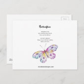 Carte Postale Poème des papillons (Devant / Derrière)